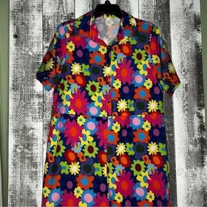 Hippie Flower Power romper jumper costume size medium